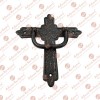 "Cross" Antique Cast Iron Door Knocker